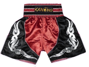 Kanong Boxing Shorts : KNBSH-202-Red-Black
